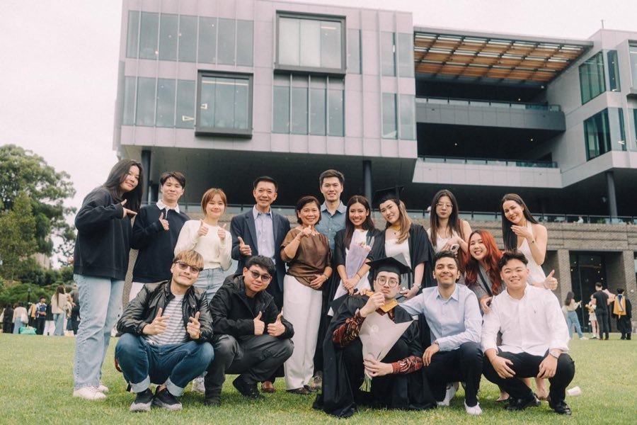Group photo on graduation day