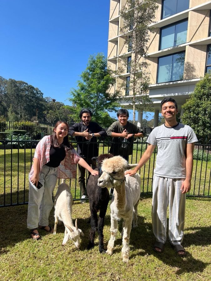 Friends on campus