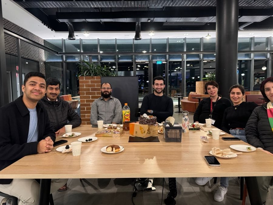 With friends from the PhD community